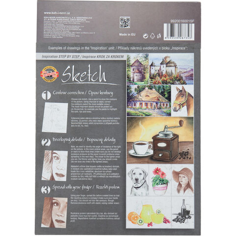 Альбом для скетчів, 20 арк., А4, 110 г/м2 (ескіз) — Photo 1