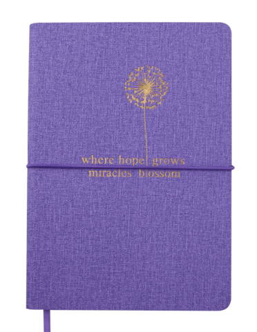 Блокнот діловий NICE, А5, 96 арк., клітинка, фіолетовий, шт.шкіра — Photo 1
