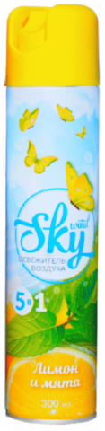 Освіжувач повітря Sky Wind Лимон та м'ята 300мл — Photo 1