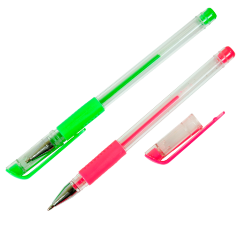 Набір з 12 гелевих ручок, NEON + METALLIC, в пластиковому пеналі, KIDS Line — Photo 1