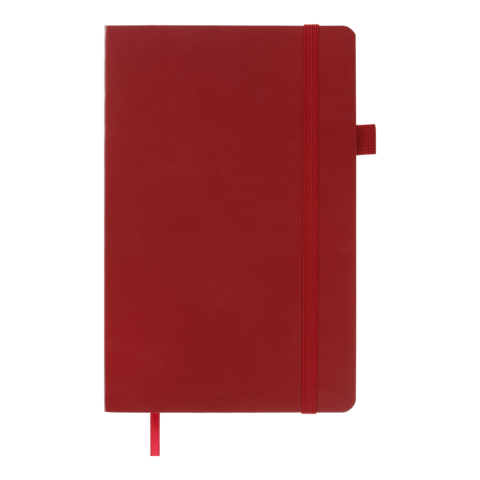 Книга записна PRIMO 125*195, 96 арк., клітинка, обкл. штучна шкіра, бордовий — Photo 1