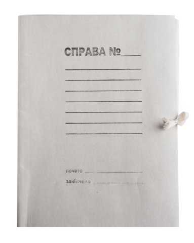 Папка на зав'язках, JOBMAX, А4, картон 0.3 мм, клеєний клапан — Photo 1