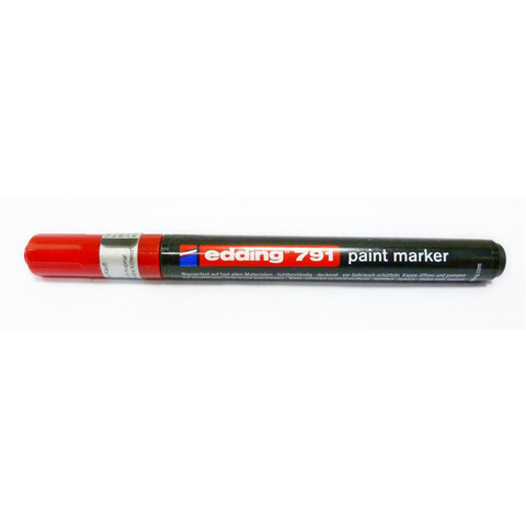 Маркер Paint e-791 1-2 мм круглий червоний — Photo 1