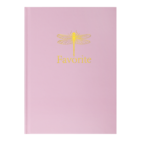 Записна книжка FAVOURITE, PASTEL, А5, 96 арк., кліт, офсет крем, тв. лам. обкл., рожева — Photo 1