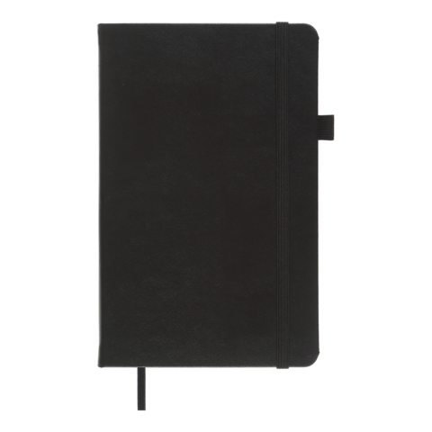 Книга записна ETALON 125*195, 96 арк., точка, обкл. штучна шкіра, чорний — Photo 1