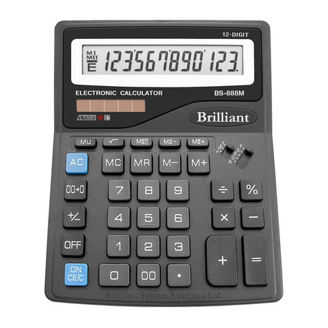 Калькулятор Brilliant BS-888М, 12 розрядів — Photo 1