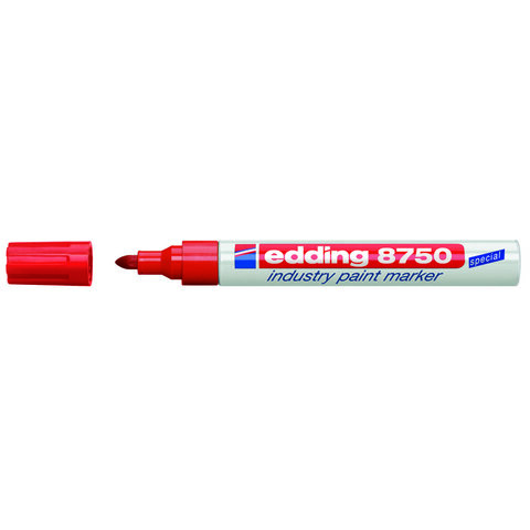 Маркер Industry Paint e-8750 2-4 мм червоний — Photo 1