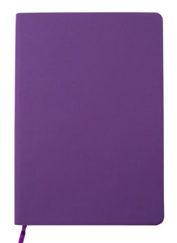 Блокнот діловий TOUCH ME, L2U, А5, 96 арк., клітинка, фіолетовий, шт.шкіра — Photo 1