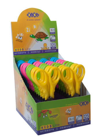 Ножиці дитячі 125 мм з пластиковими ручками, FANTASY асорті, KIDS Line — Photo 1