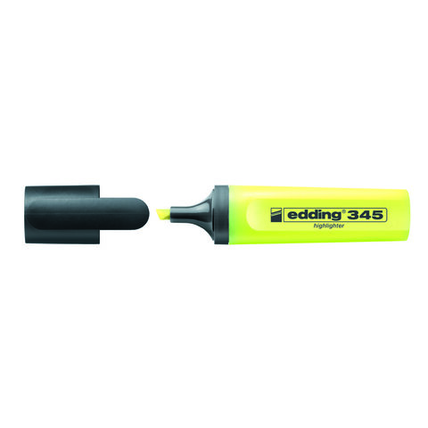 Маркер Highlighter e-345 2-5 мм клиноподіб жовтий — Photo 1