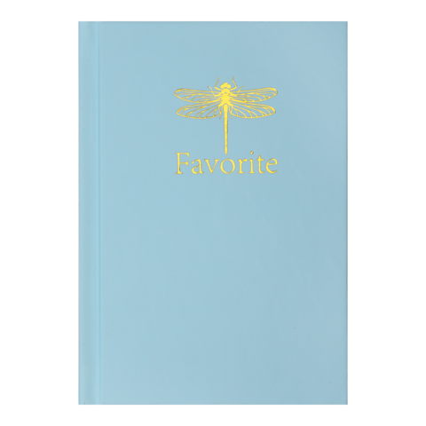 Записна книжка FAVOURITE, PASTEL, А6, 96 арк., кліт, офсет крем, тв. лам. обкл., блакитна — Photo 1