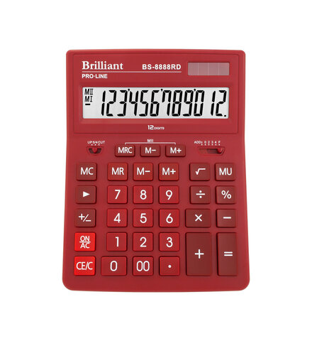 Калькулятор BS-8888RD 12р., 2-живл. — Photo 1