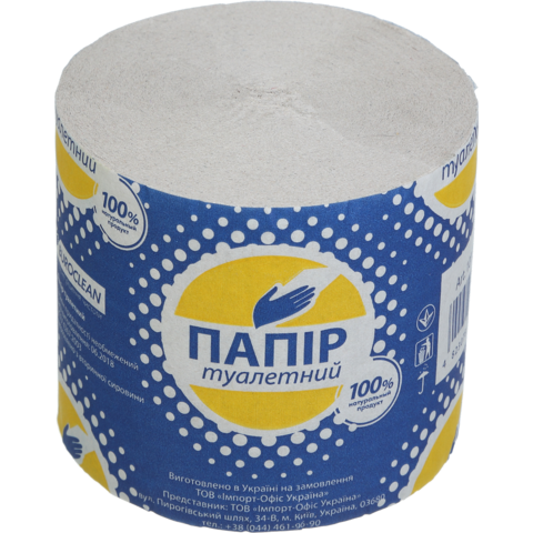 Папір макулатурний туалетний, без гільзи — Photo 1