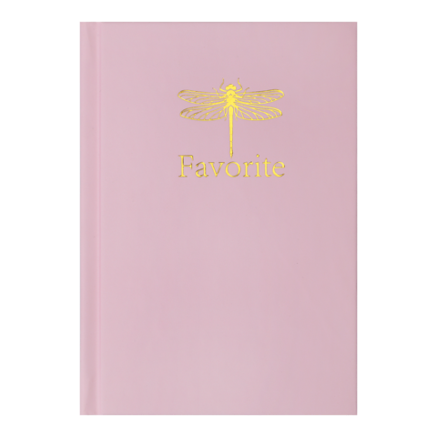 Записна книжка FAVOURITE, PASTEL, А6, 96 арк., кліт, офсет крем, тв. лам. обкл., рожева — Photo 1