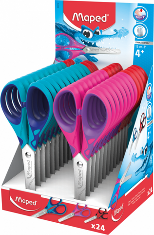 Ножниці дитячі ESSENTIALS SOFT 130мм, асорті — Photo 1