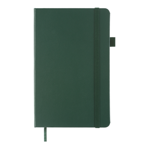 Книга записна ETALON 125*195, 96 арк., клітинка, обкл. штучна шкіра, зелений — Photo 1