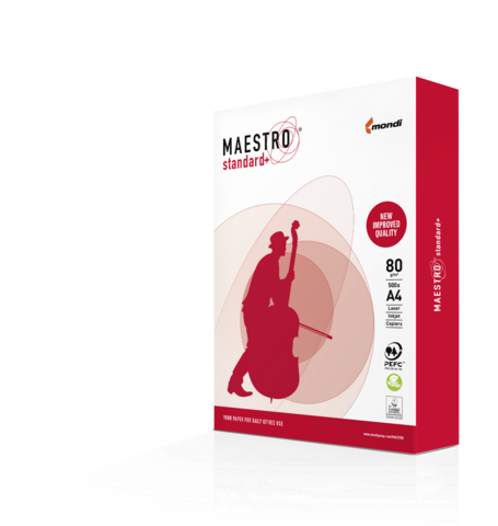 Папір MAESTRO STANDARD+, А4, клас B, 80г/м2, 500 арк — Photo 1