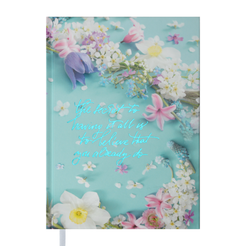 Щоденник недатов. PRETTY, A5, блакитний — Photo 1