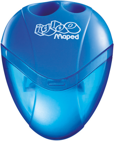 Чинка з контейнером I-GLOO, 2 отвори, асорті — Photo 1