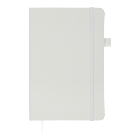 Книга записна ETALON 125*195, 96 арк., точка, обкл. штучна шкіра, білий — Photo 1