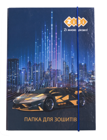 Папка для зошитів DRIVE, картонна, на гумках В5+ (175х240х25мм), KIDS Line — Photo 1