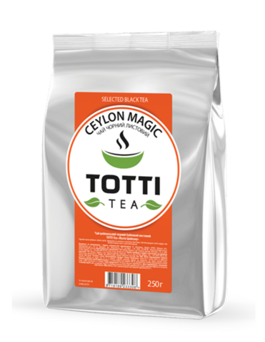 Чай чорний TОТТІ Tea "Магія Цейлону", листовий, 250г*5 — Photo 1