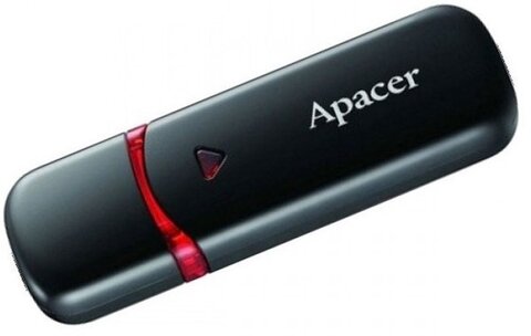 Флеш-пам'ять Apacer AH333 64GB Black — Photo 1