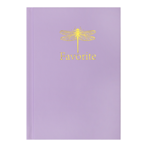 Записна книжка FAVOURITE, PASTEL, А6, 96 арк., кліт, офсет крем, тв. лам. обкл., бузкова — Photo 1