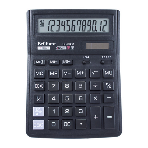 Калькулятор Brilliant BS-0333, 12 розрядів — Photo 1