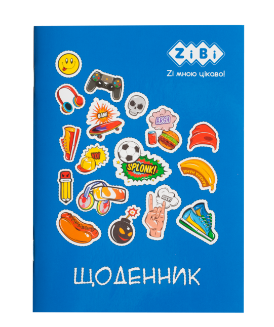 Щоденник шкільний UFO, А5, 40 арк, м'яка обкл., скоба, глянц.ламін., SMART Line