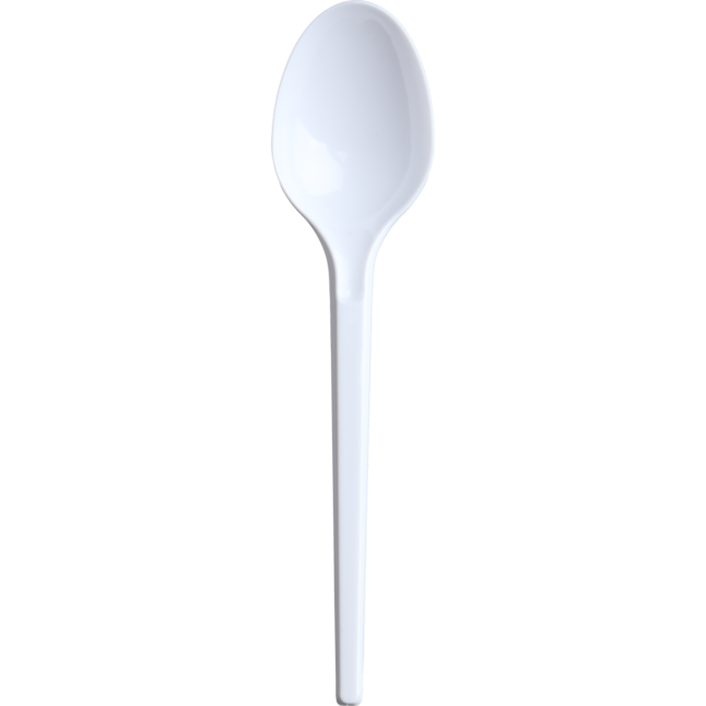 Ложечка кавова одноразова, біла, 1,3г, 100шт BUROCLEAN