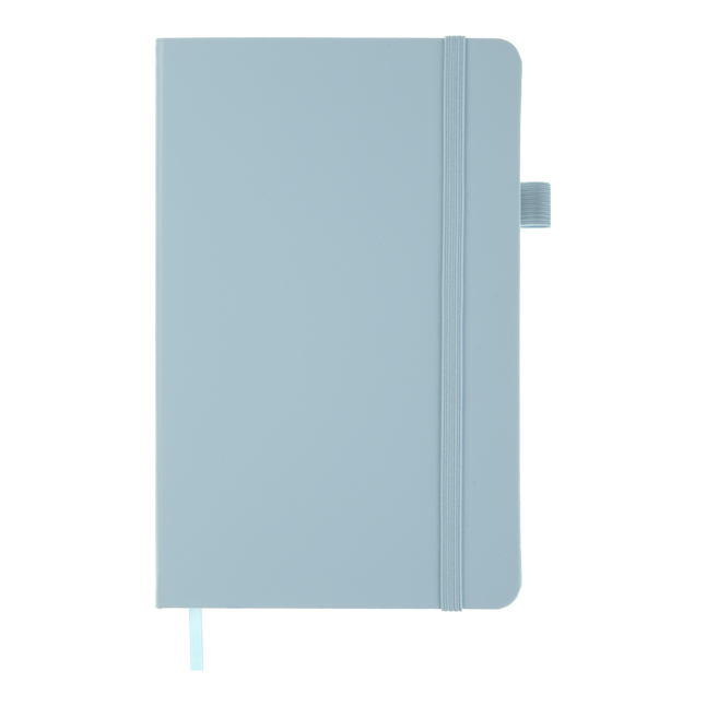 Книга записна ETALON 125*195, 96 арк., точка, обкл. штучна шкіра, блакитний