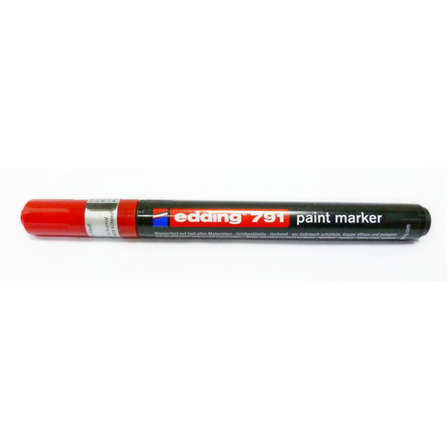 Маркер Paint e-791 1-2 мм круглий червоний
