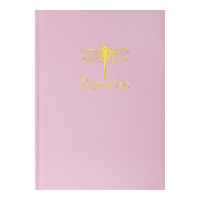 Записна книжка FAVOURITE, PASTEL, А5, 96 арк., кліт, офсет крем, тв. лам. обкл., рожева
