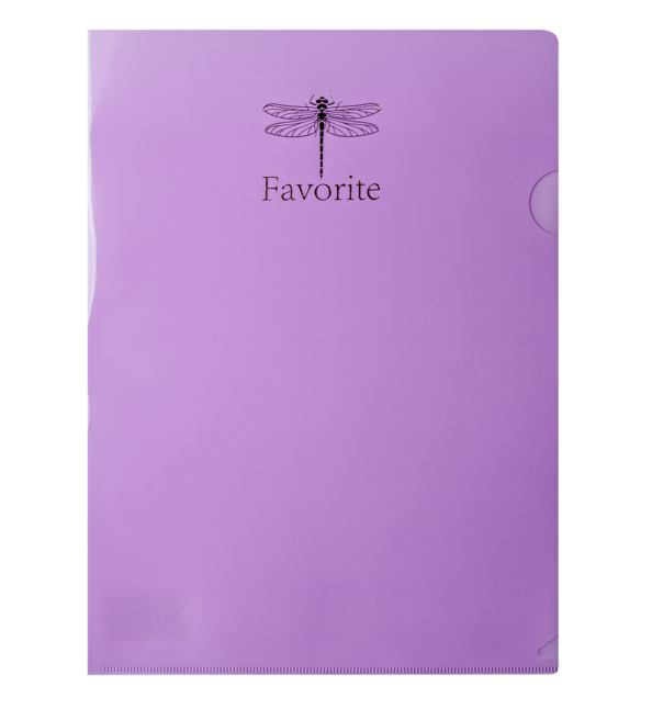 Папка-кутик FAVOURITE, PASTEL, А4, бузкова