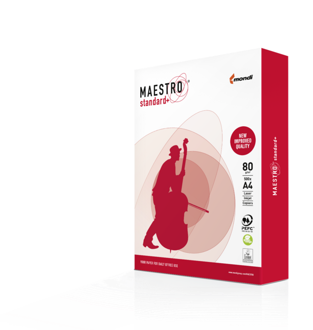 Папір MAESTRO STANDARD+, А4, клас B, 80г/м2, 500 арк