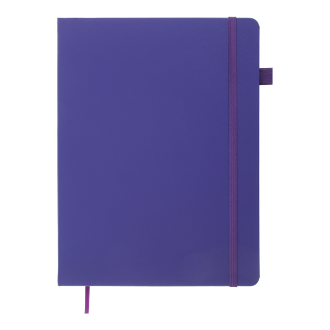 Книга записна ETALON 190*250, 96 арк., клітинка, обкл. штучна шкіра, фіолетовий