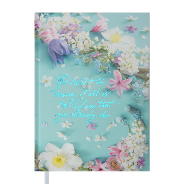 Щоденник недатов. PRETTY, A5, блакитний