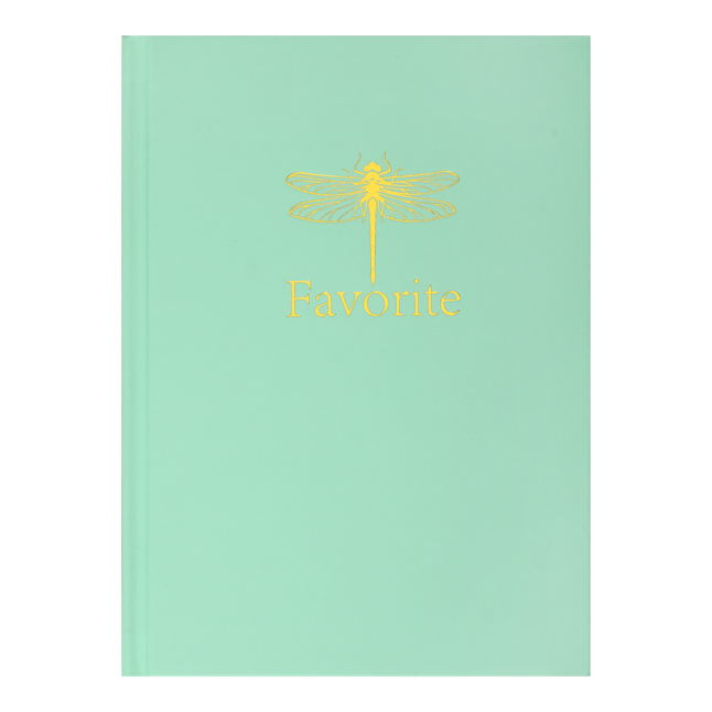 Записна книжка FAVOURITE, PASTEL, А5, 96 арк., кліт, офсет крем, тв. лам. обкл., м'ятна