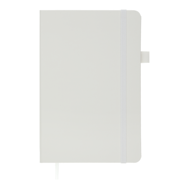 Книга записна ETALON 125*195, 96 арк., точка, обкл. штучна шкіра, білий
