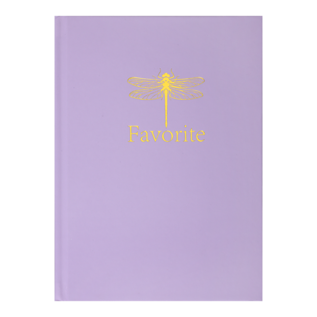 Записна книжка FAVOURITE, PASTEL, А5, 96 арк., кліт, офсет крем, тв. лам. обкл., бузкова