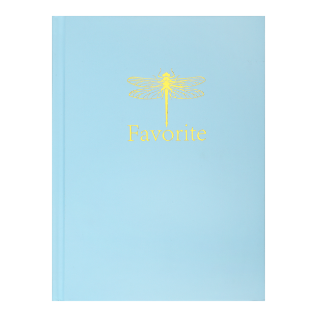 Записна книжка FAVOURITE, PASTEL, А5, 96 арк., кліт, офсет крем, тв. лам. обкл., блакитна