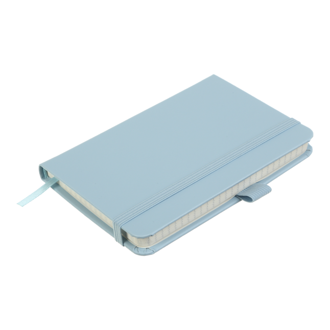 Книга записна ETALON 95*140, 96 арк., клітинка, обкл. штучна шкіра, блакитний